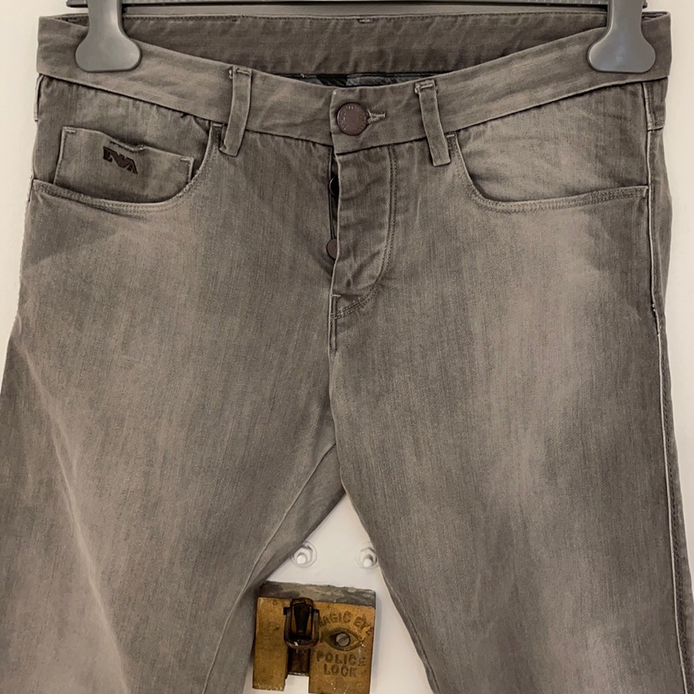 MEN’S EMPORIO ARMANI GREY SKINNY JEANS SIZE 31